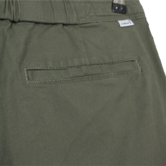 Levi's army green Side Stripe slim straight‎ leg casual chino pants size 29 - Picture 4 of 15